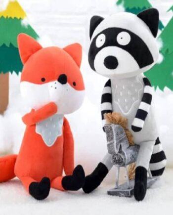 Fox and Coon Plushy Metoo Toy