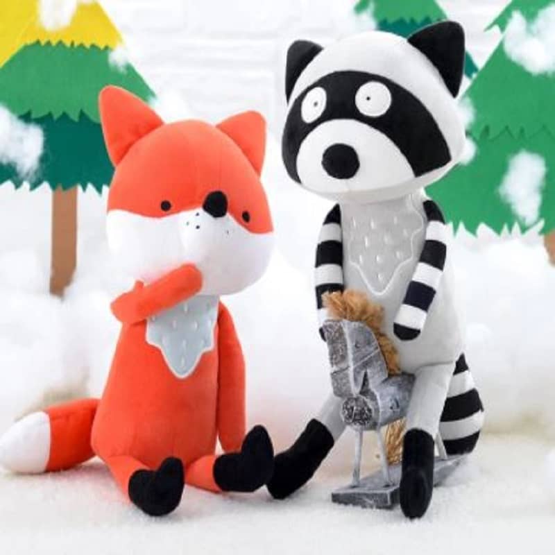 Fox and Coon Plushy Metoo Toy