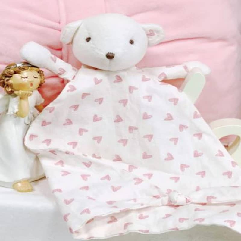 Baby bear comforter plush toy sleep aid