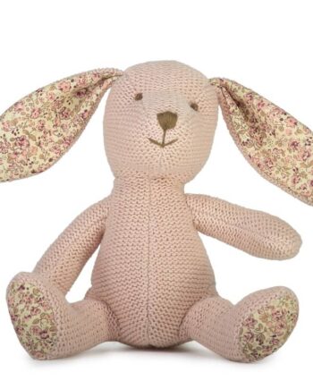 Beatrix Knit Bunny - knitted rabbit comforter toy
