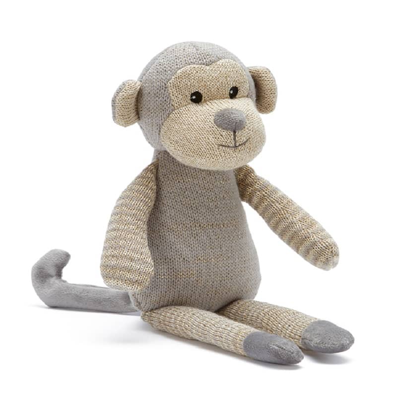 Milo the monkey baby comforter toy by Nana Huchy