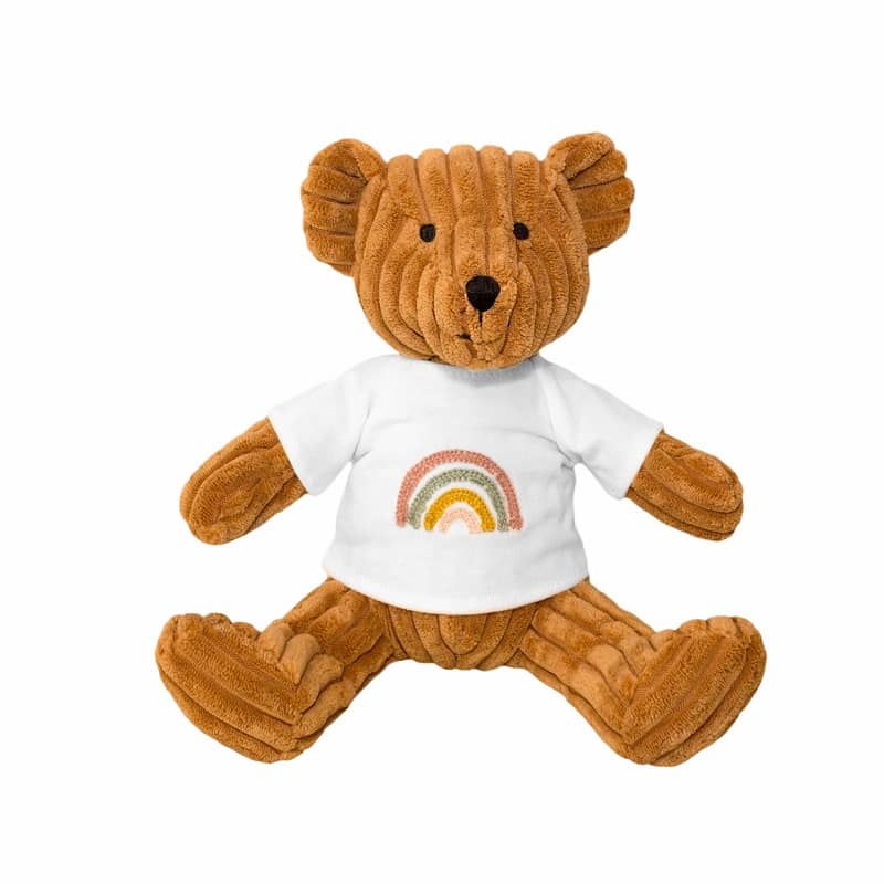 Rainbow bear nutmeg plush teddy bear toy