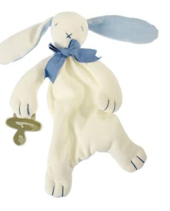 Oscar Toy Bunny Comforter Maud N Lil - Baby Gift Idea - dummy comforter holder