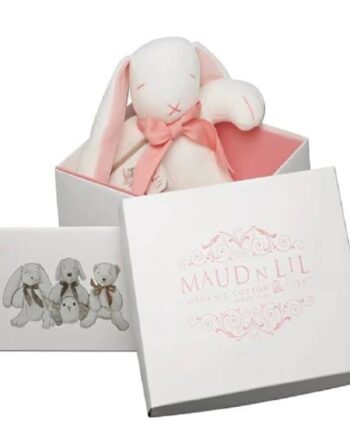 Baby Gift Organic Cotton Rose the Bunny Soft Toy by maud n lil